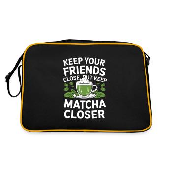 Matcha - Retro Bag - black/gold - Back