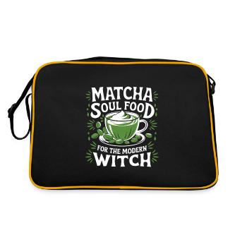 Matcha - Retro Bag - black/gold - Back