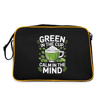 Matcha - Retro Bag - black/gold - Back