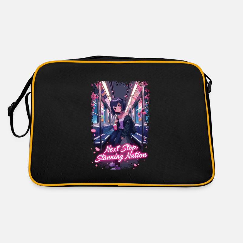 K pop and bubble tea Retro Bag