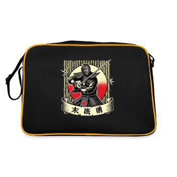 Kendo - Retro Bag - black/gold - Back