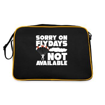 parachute - Retro Bag - black/gold - Back