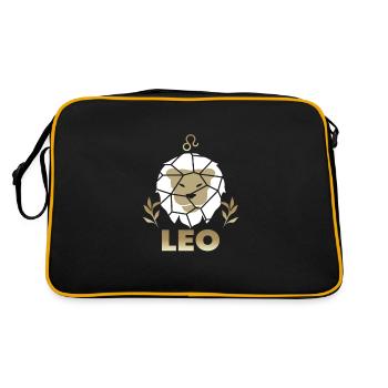 Leo-Status - Retro Tasche - Schwarz/Gold - Hinten