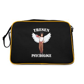 Barkeeper Kellner - Retro Tasche - Schwarz/Gold - Hinten
