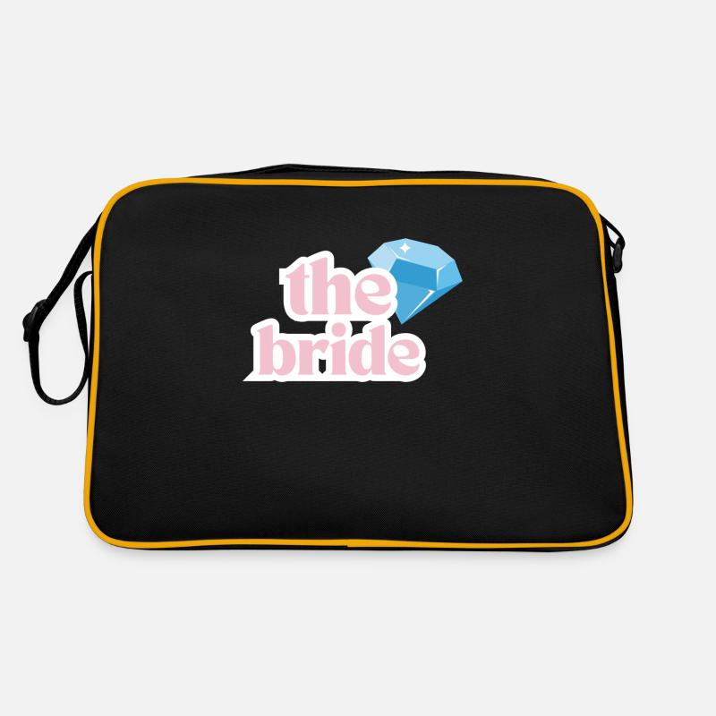 The Bride - Retro Tasche - Schwarz/Gold