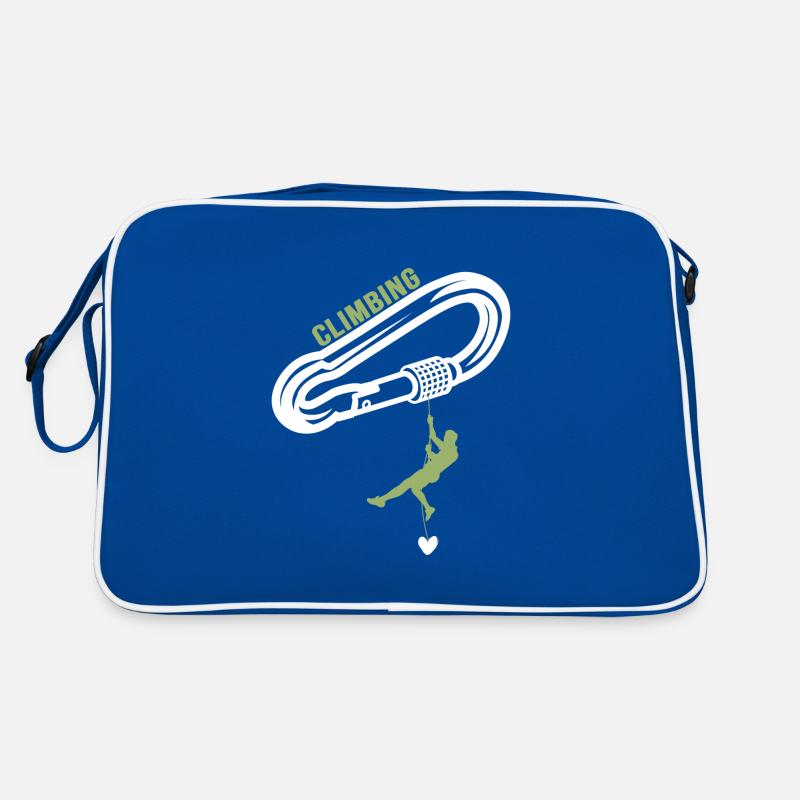 climbing carabiner mountaineering climbing hooks Retro Bag