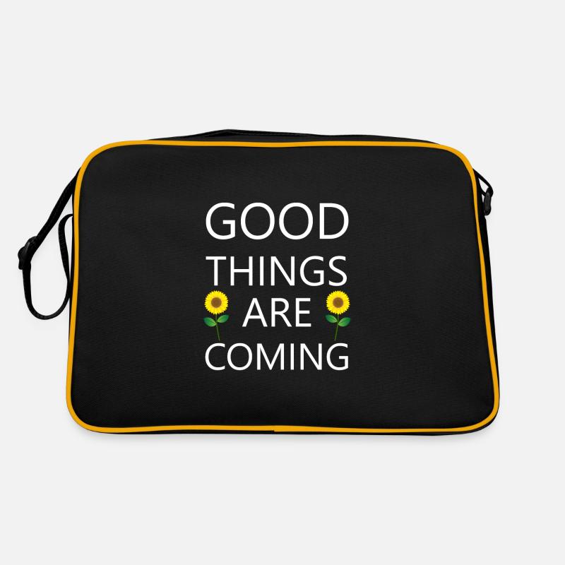 Good things are coming with Sunflower Retro Tasche