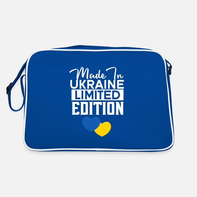 Drapeau ukrainien en édition limitée Made in Ukraine Sac Retro