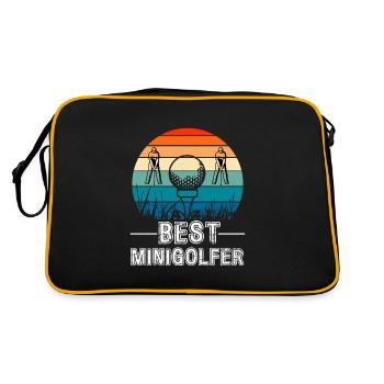 Le meilleur sport de golf pour minigolfeur - Sac Retro - noir/or - Dos