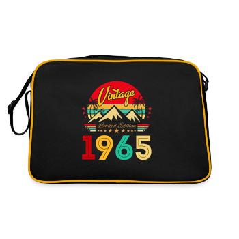 Retro Vintage Limited Edition Born in 1965 - Retro Bag - black/gold - Back
