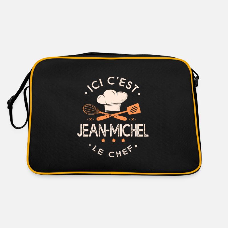 Jean Michel Chef Ici c est Jean Michel le chef Sac Retro