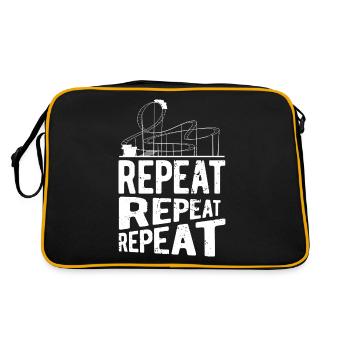 roller coaster - Retro Bag - black/gold - Back