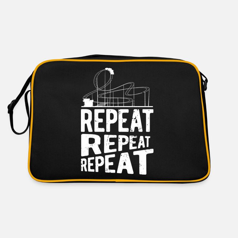 Achterbahn Retro Tasche