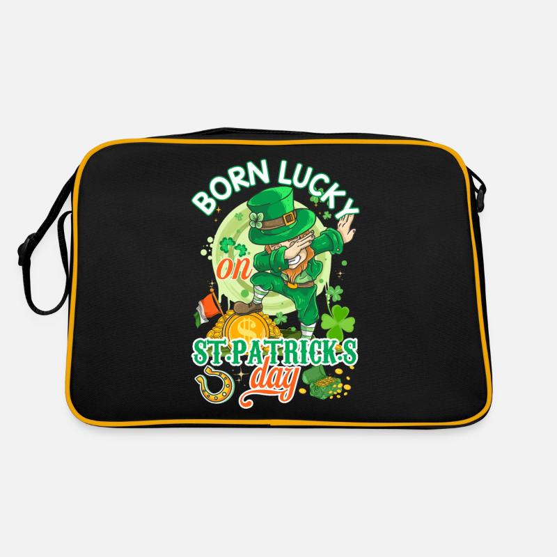 St Paddys St Patricksday St Patrick Day Retro Tasche