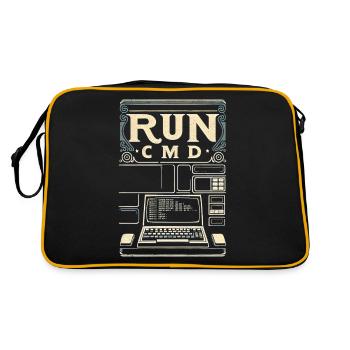 Exécutez Cmd 36 - Sac Retro - noir/or - Dos