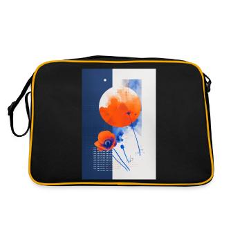 Corn poppy - Retro Bag - black/gold - Back