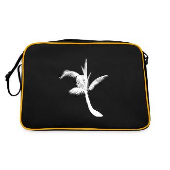 Palm tree palm - Retro Bag - black/gold - Back