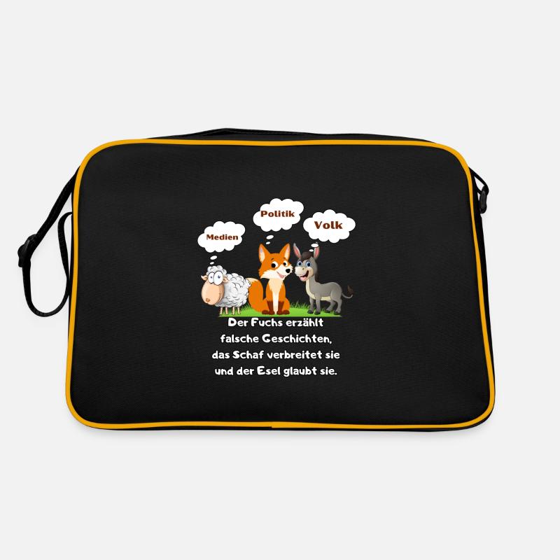 Mouton Âne Renard Sac Retro