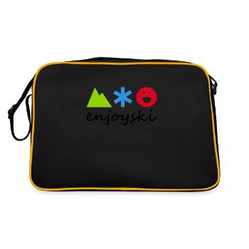 ENJOYSKI 2022 édition noire - Sac Retro - noir/or - Dos