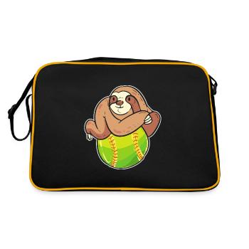 Softball Joueurs de softball - Sac Retro - noir/or - Dos