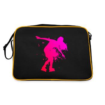 Rollerskaten Roller Skates Hommes Rollerskate - Sac Retro - noir/or - Dos