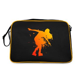 Roller Roller Skateten Roller Skates - Sac Retro - noir/or - Dos