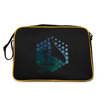 Hydroptère Femmes Hommes wingfoil wingsurf wingsurfe - Sac Retro - noir/or - Dos