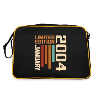 January 2004 - 2004 January Birthday Gift - Retro Bag - black/gold - Back