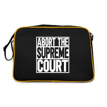 Abort the Court - Retro Bag - black/gold - Back