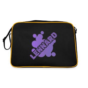 Pet Lennard - Retro Bag - black/gold - Back