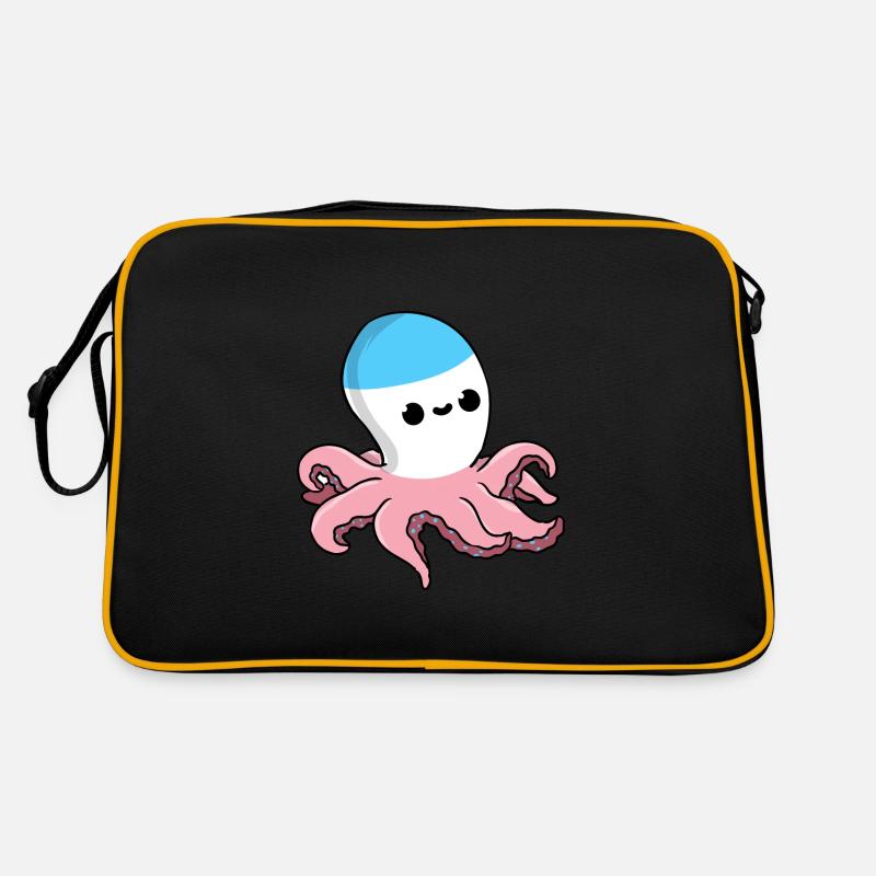 Trans Pride Octopus Retro Bag