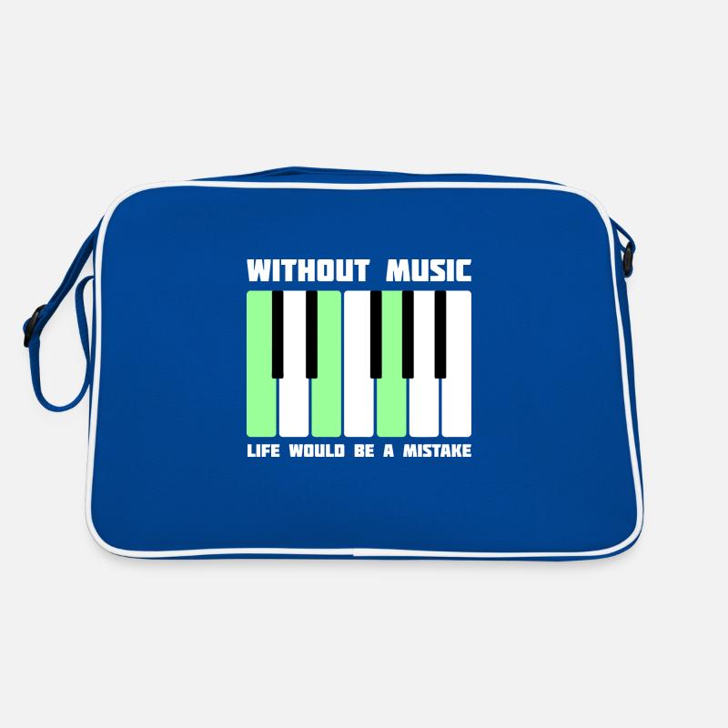 Without Music Life Would Be a Mistake Retro Tasche