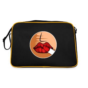 Poison d’esthéticienne pour les lèvres rouges - Sac Retro - noir/or - Dos