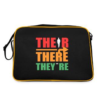 Their there they are primary school teachers Poison - Retro Bag - black/gold - Back