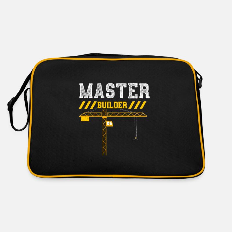 Master Builder - Retro Tasche - Schwarz/Gold