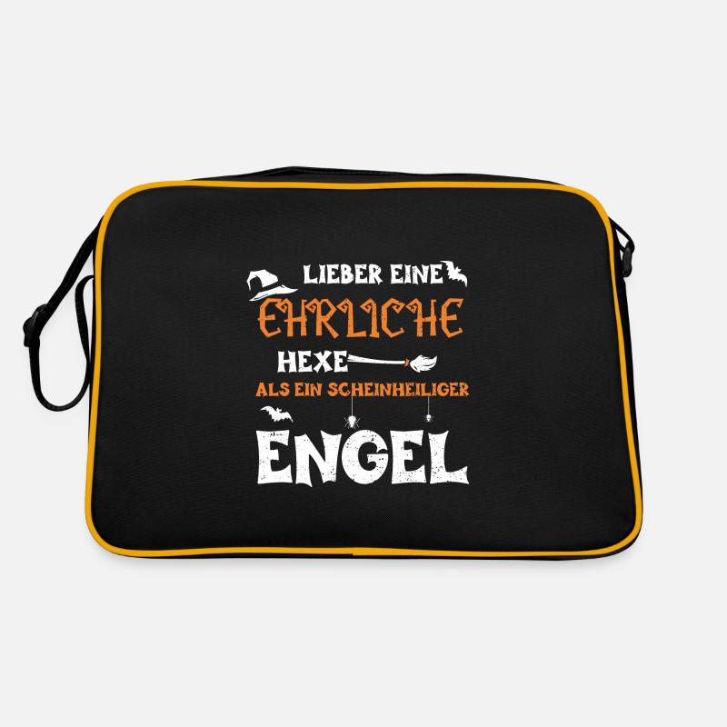 Lieber Eine Ehrliche Hexe Als Ei... Retro Tasche