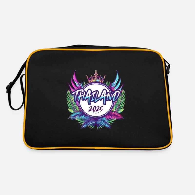 Thailand 2025 Bunt Retro Tasche