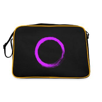 Vecteur cercle violet - Sac Retro - noir/or - Dos