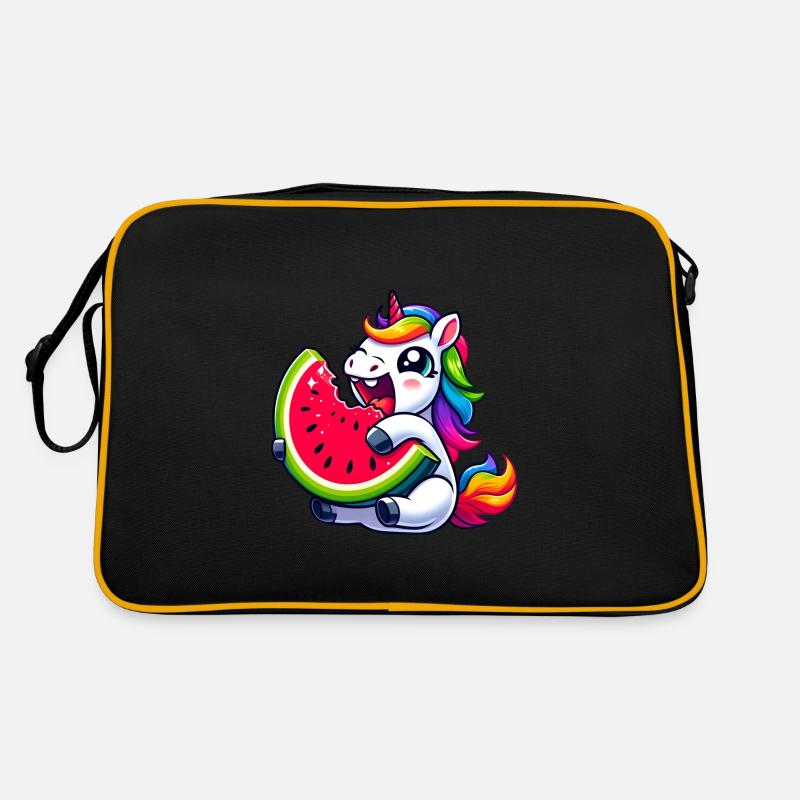 Licorne Pastèque Design d’été Sac Retro