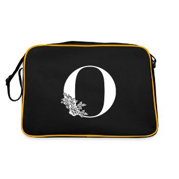 Lettre O - Sac Retro - noir/or - Dos