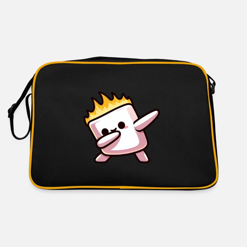 Marshmallow Fire Flame Grilling Dab Sac Retro