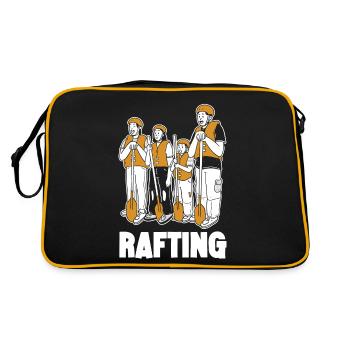 Tenue d’équipe de rafting pour les équipes de navigation de montagne - Sac Retro - noir/or - Dos