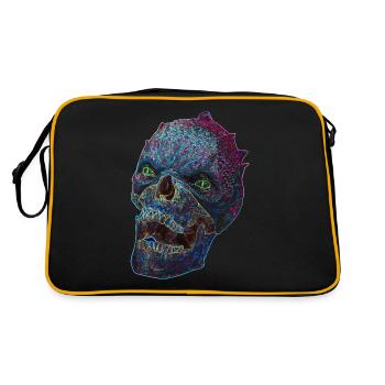 Halloween Scary Monster - Retro Bag - black/gold - Back