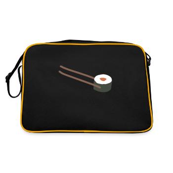 Sushi chopsticks - Retro Bag - black/gold - Back
