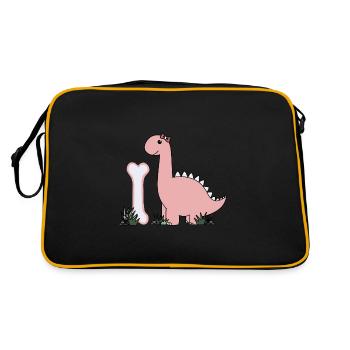 Lettre I - Sac Retro - noir/or - Dos