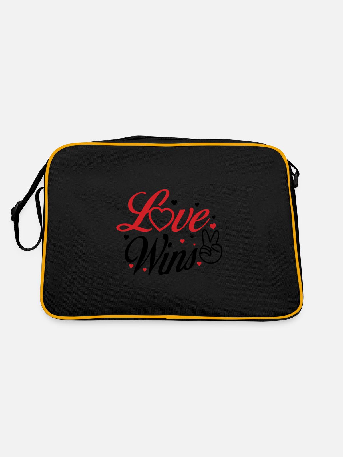 Première Saint-Valentin - Sac Retro - noir/or - Dos