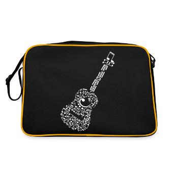 Guitar - Retro Bag - black/gold - Back