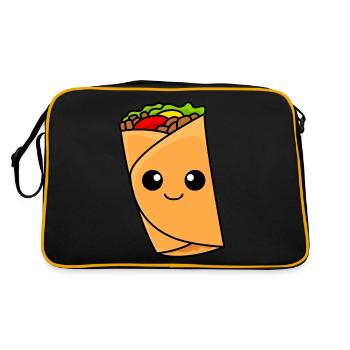 Bande dessinée Burrito - Sac Retro - noir/or - Dos