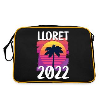Lloret De Mar 2022 - Retro Bag - black/gold - Back