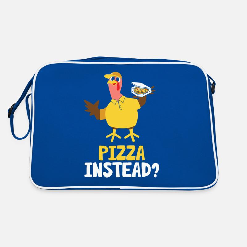 Thanksgiving Turkey Pizza Instead Retro Bag